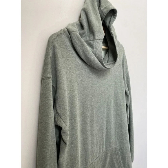 Fundamental Coast Women's XL Andrea Cowl Pullover Sweatshirt Thumbholes in Green - Picture 7 of 16